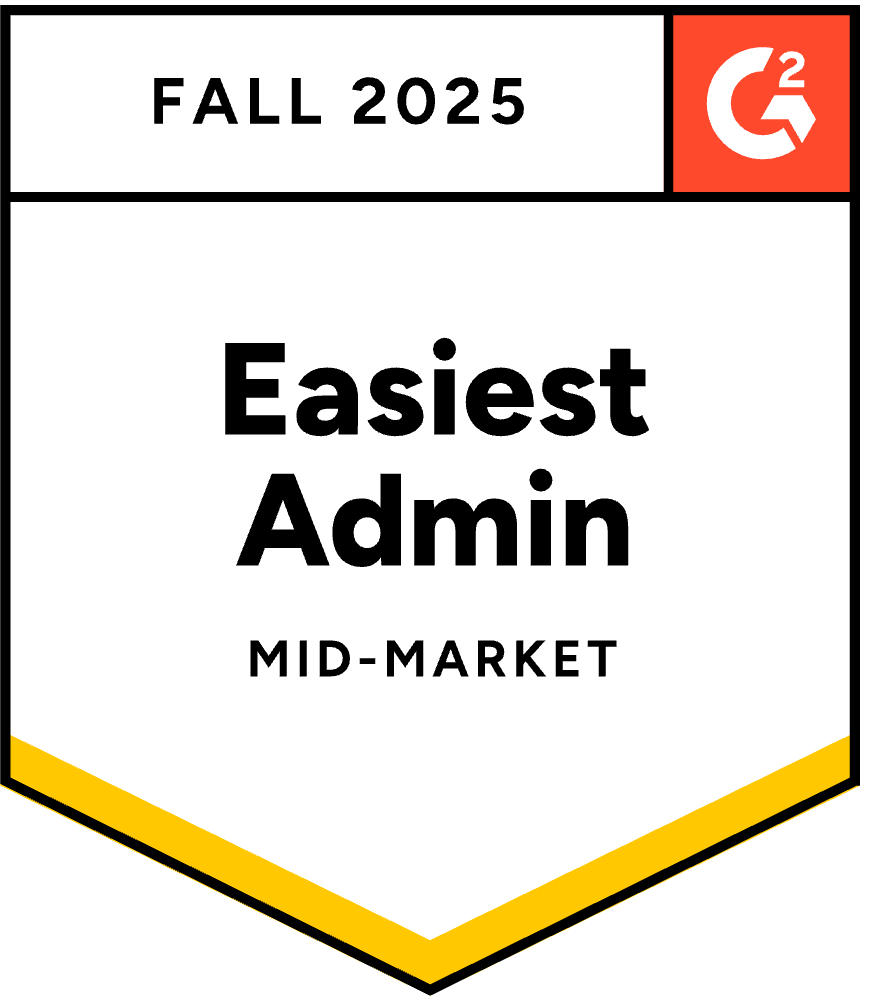G2 Fall 2025 - Easiest Admin